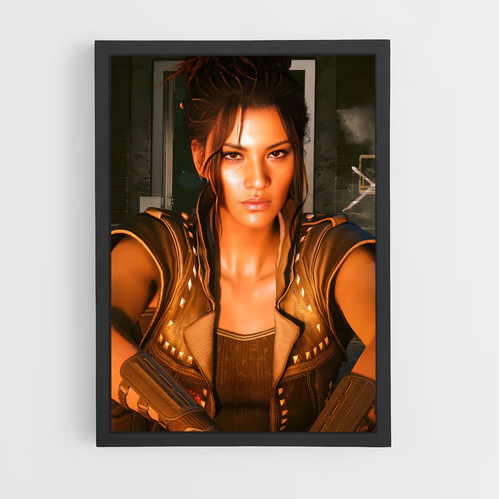 Poster Panam palmer – affiche Cyberpunk (vue 2)